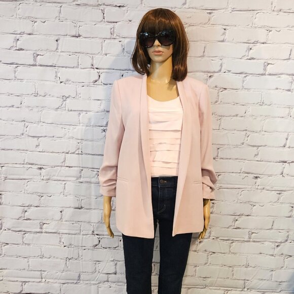 TRIBAL, Light pink pullover sleeveless ruffle layered blouse - Picture 10 of 11